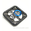 Square Skeleton Tourbillon Watch Dial Accessoires